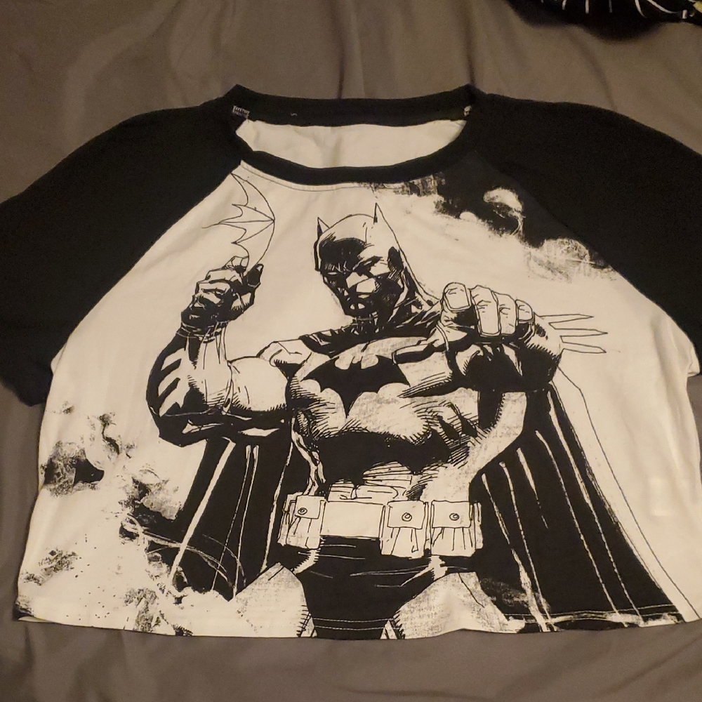 Batman Graphic Crop Top